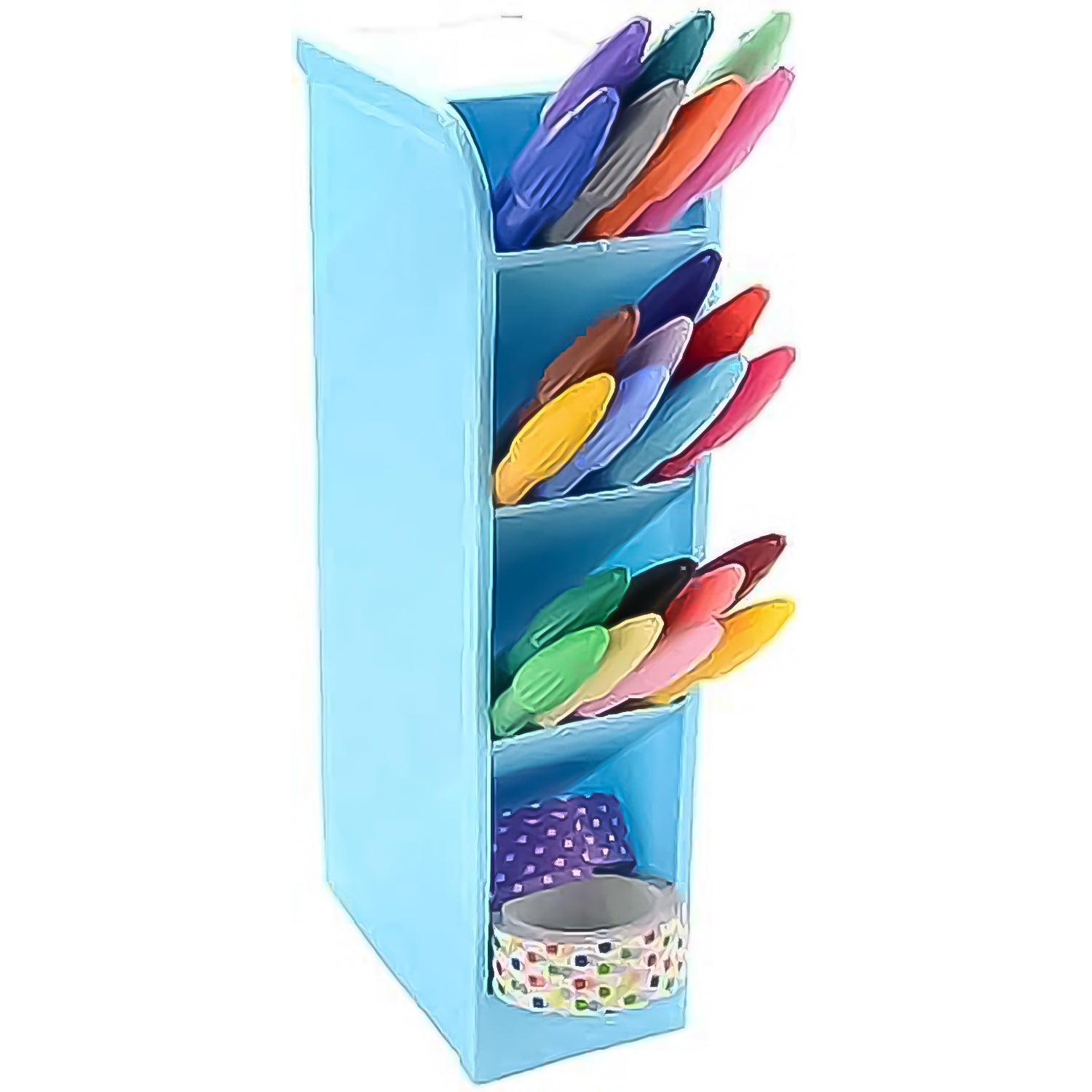 Multipurpose 4 Compartment Pen Holder Office Desktop (1 Pc) Multipurpose 4 Compartment Pen Holder Office Desktop (1 Pc)